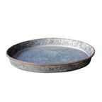 Zink Tablett oval groß
