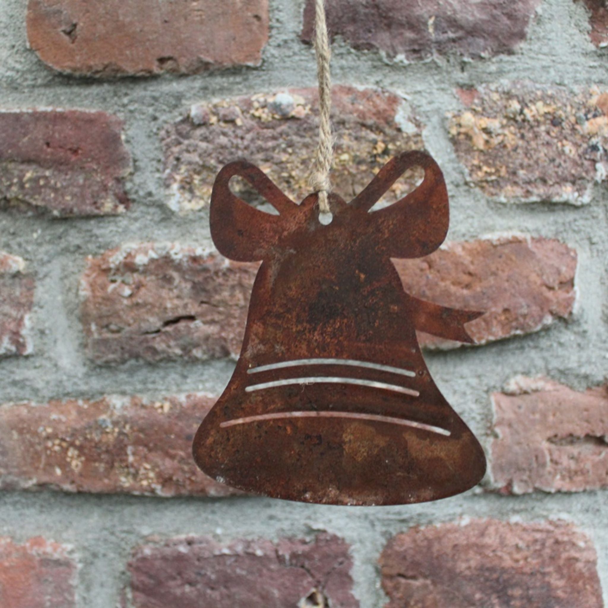 Christbaumschmuck Glocke Edelrost
