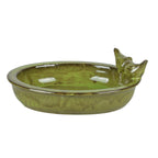 Vogelbad Keramik oval