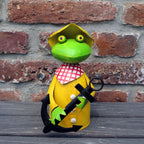 Zaunhocker Frosch mit Anker