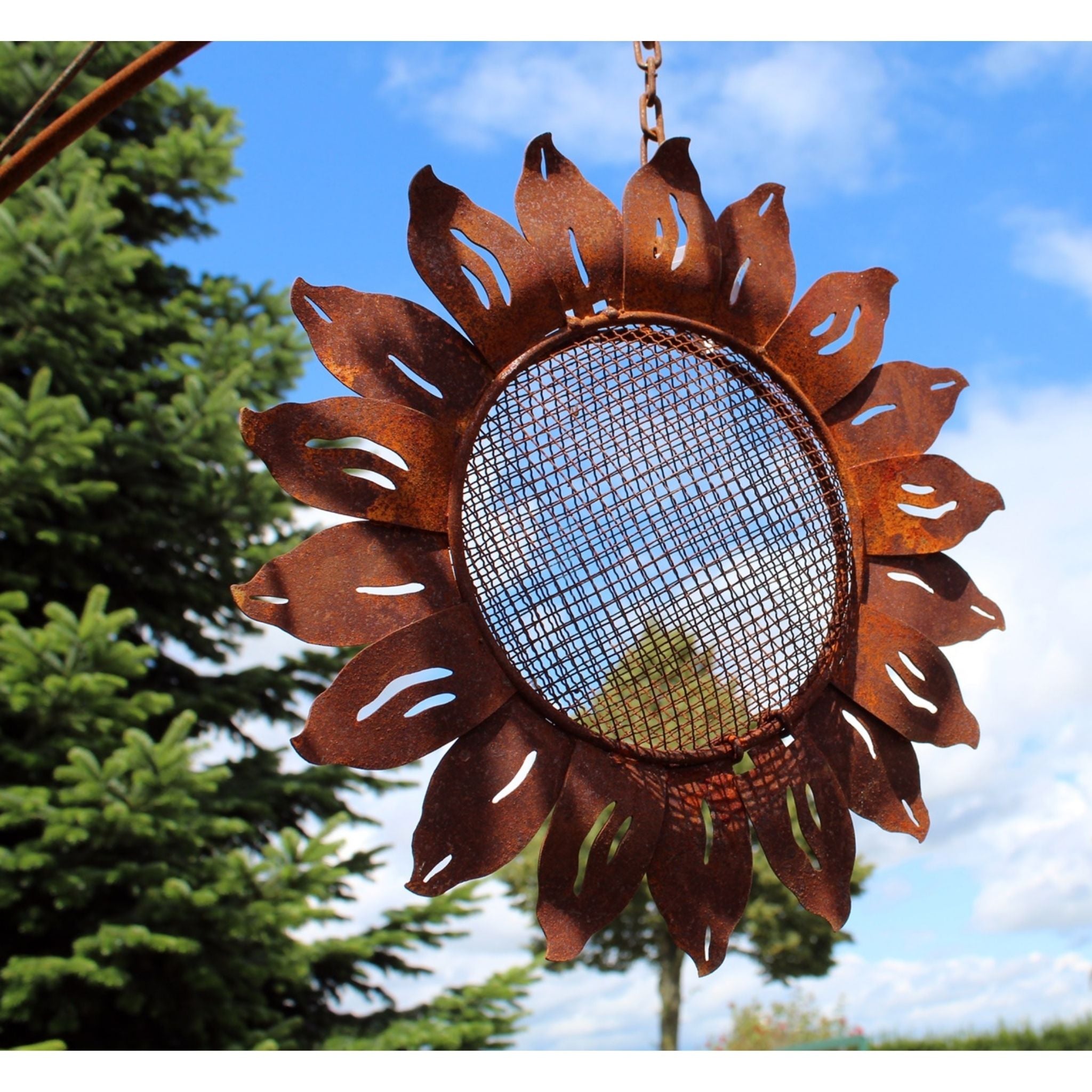 Gartendeko Sonnenblume Futterhaus