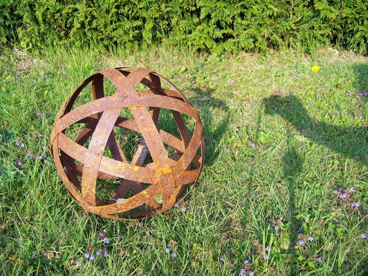 Gartendeko Rost Kugel