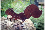 Gartenstecker Eichhörnchen laufend