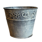 Blumentopf Zink Ornament