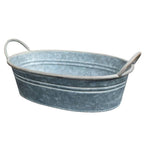 Pflanzschale oval mit Griffen Landhaus 37cm