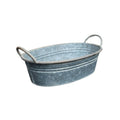 Pflanzschale oval mit Griffen Landhaus 37cm