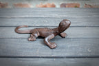 Gartenfigur Eidechse Gusseisen