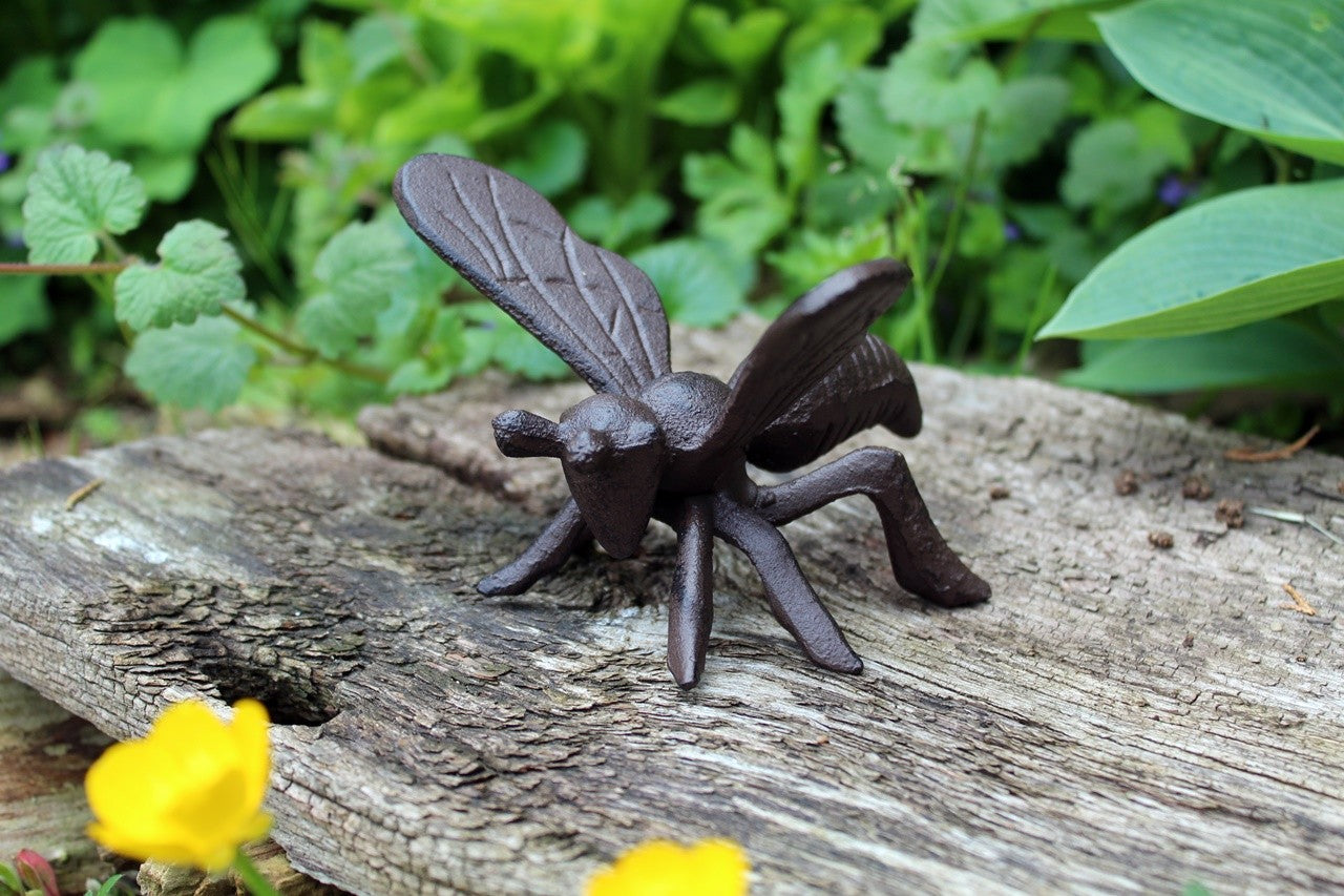 Gartenfigur Biene Gusseisen