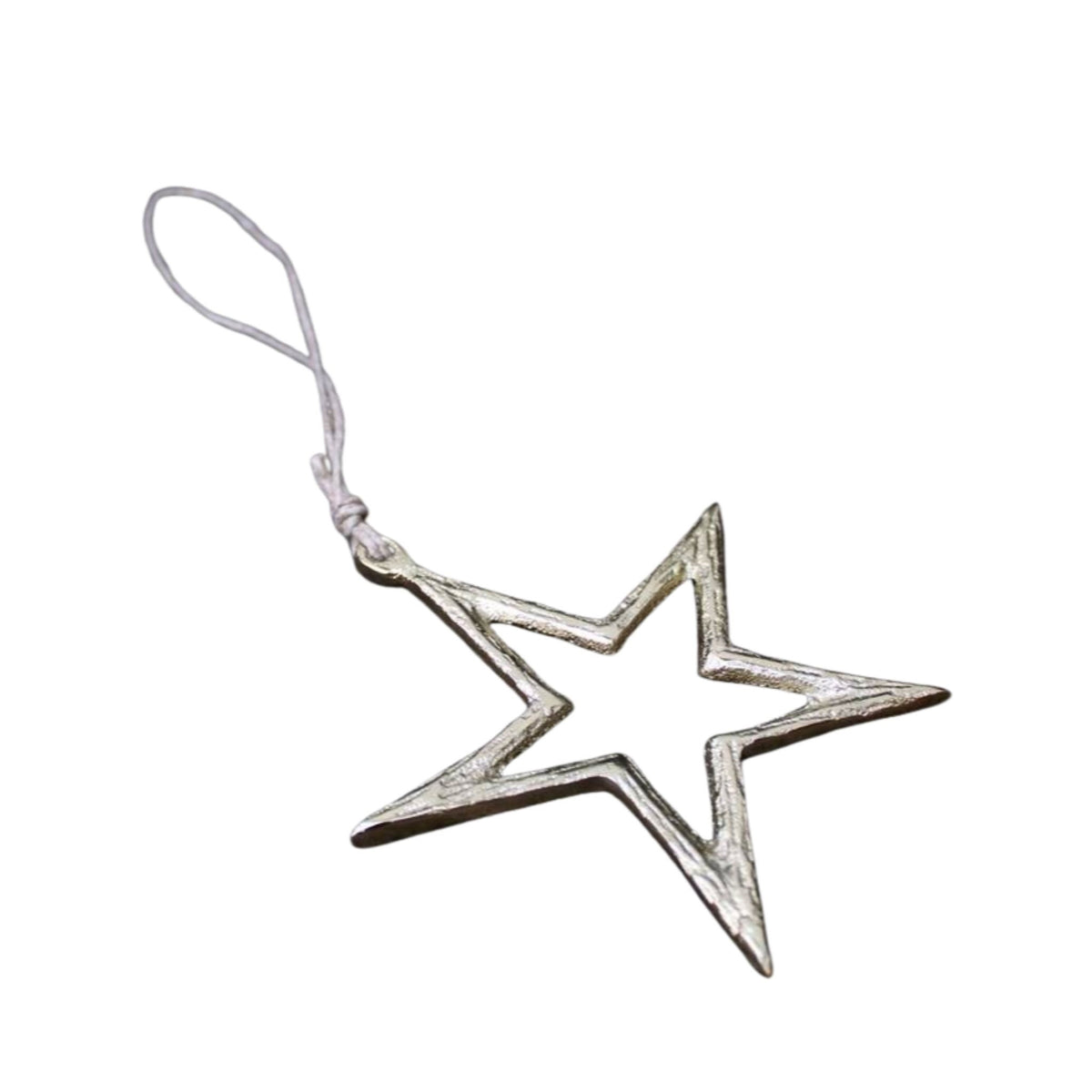 Christbaumschmuck Stern gold zum Aufhängen 9,5 cm