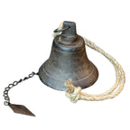 Schiffsglocke Türglocke aus Eisen antikbraun 15 cm