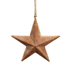Roststern zum Aufhängen mit Kordel D 20 cm