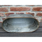Pflanzschale Zink oval L42cm