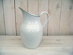 Emaille Krug Weiß Nostalgie-Stil 2,5L