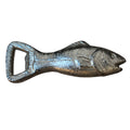 Flaschenöffner Fisch Gusseisen antikbraun maritim Kapselheber