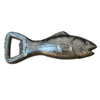 Flaschenöffner Fisch Gusseisen antikbraun maritim Kapselheber