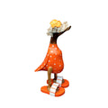 Dekofigur Ente Sommer-Look Landhaus-Stil 25cm
