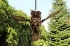 Eule fliegend Hängedeko Gartenfigur