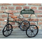 Nostalgie Weinhalter Fahrrad Weinlagerung