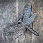 Gartenfigur Libelle Gusseisen antikbraun