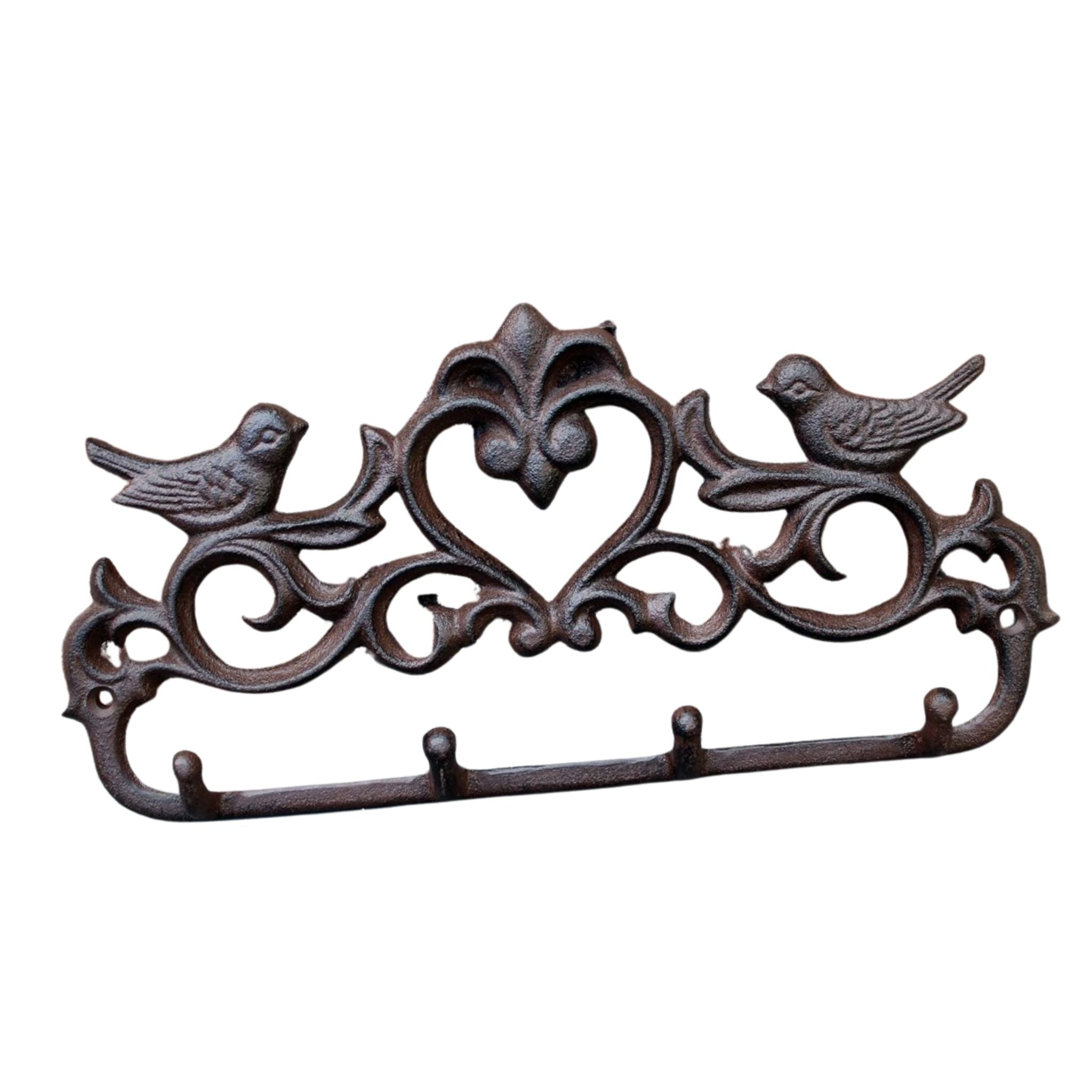 Wandhaken Garderobe Vogel frz Lilie