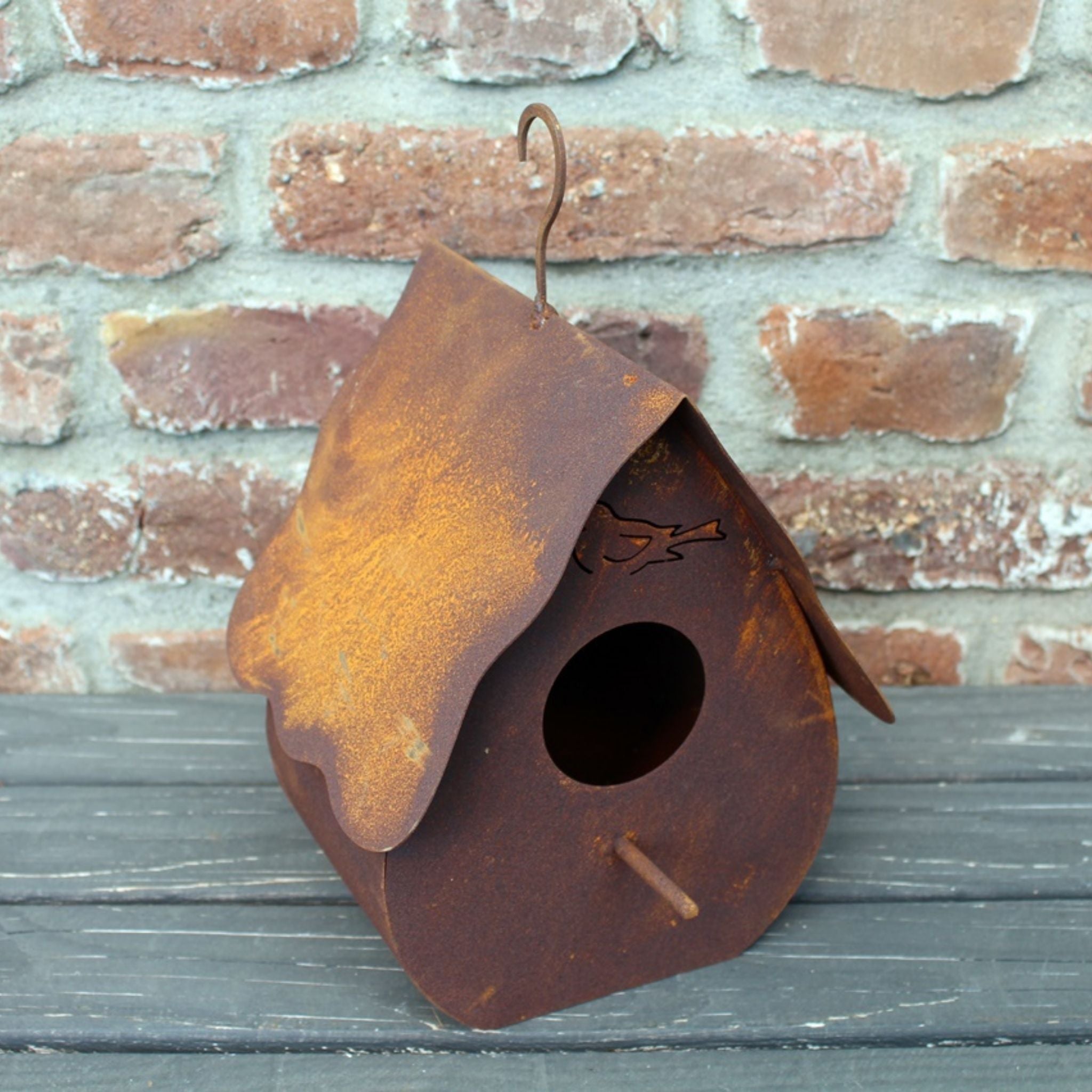 Vogelhaus Nistkasten Edelrost