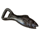 Flaschenöffner Fisch Gusseisen antikbraun maritim Kapselheber