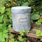 Zink Vorratsdose 15cm Nostalgie Aufbewahrung