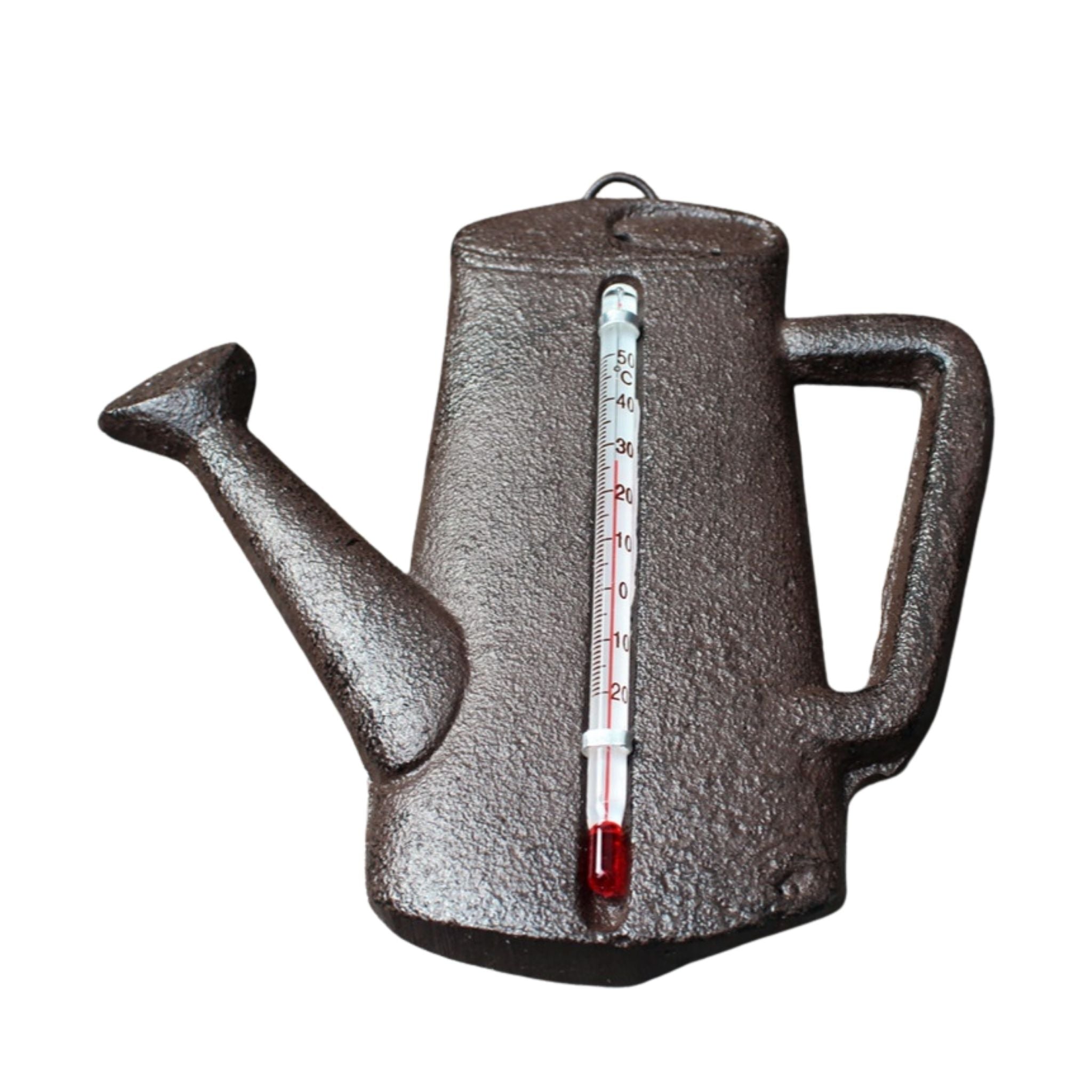 Garten Thermometer Gießkanne Gusseisen Gartendeko Landhausstil