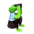 Zaunhocker Frosch mit Fernglas II