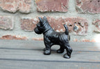 Dekofigur Hund antikschwarz