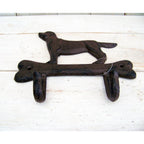 Wandhaken Garderobe Hund m. Knochen