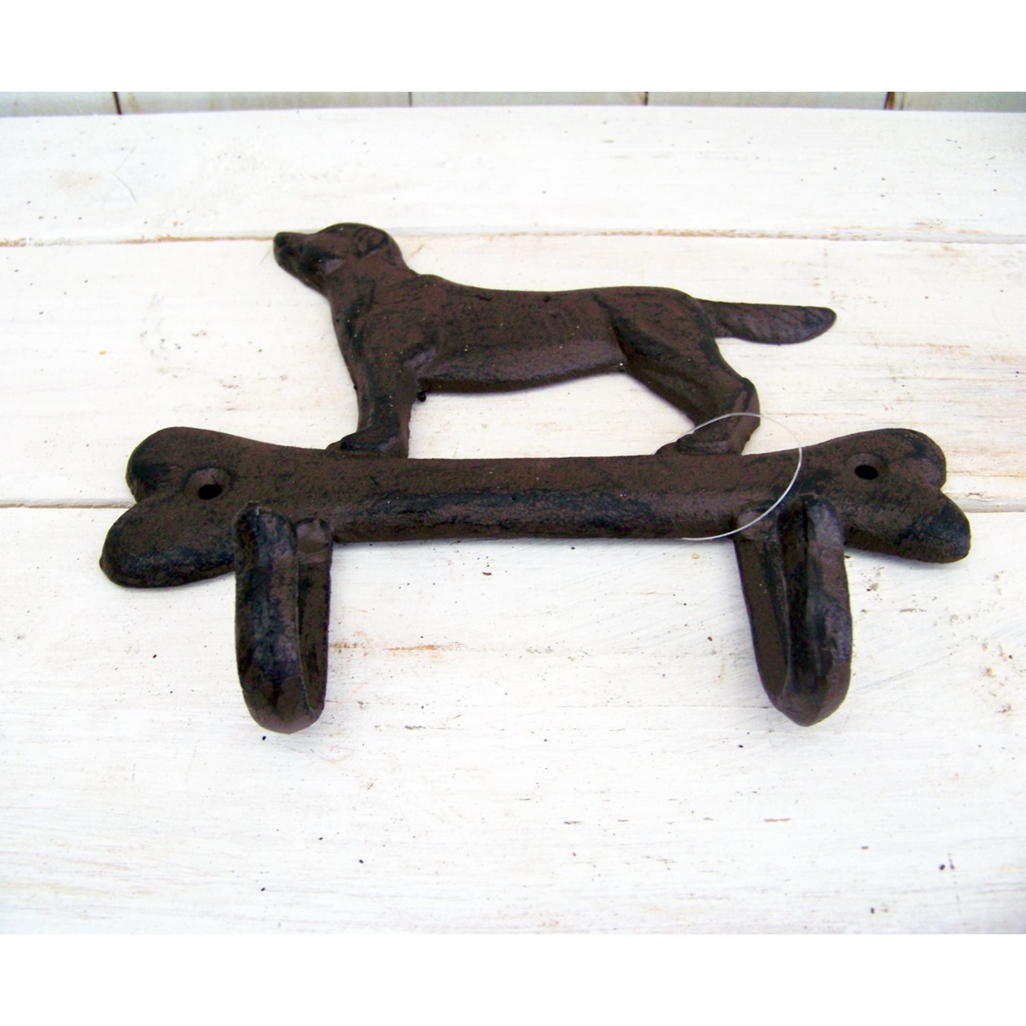 Wandhaken Garderobe Hund m. Knochen