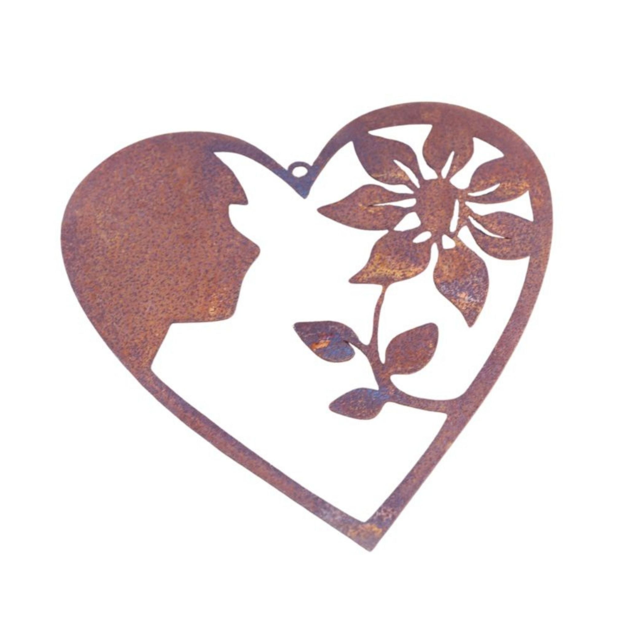 Rost Herz Blume