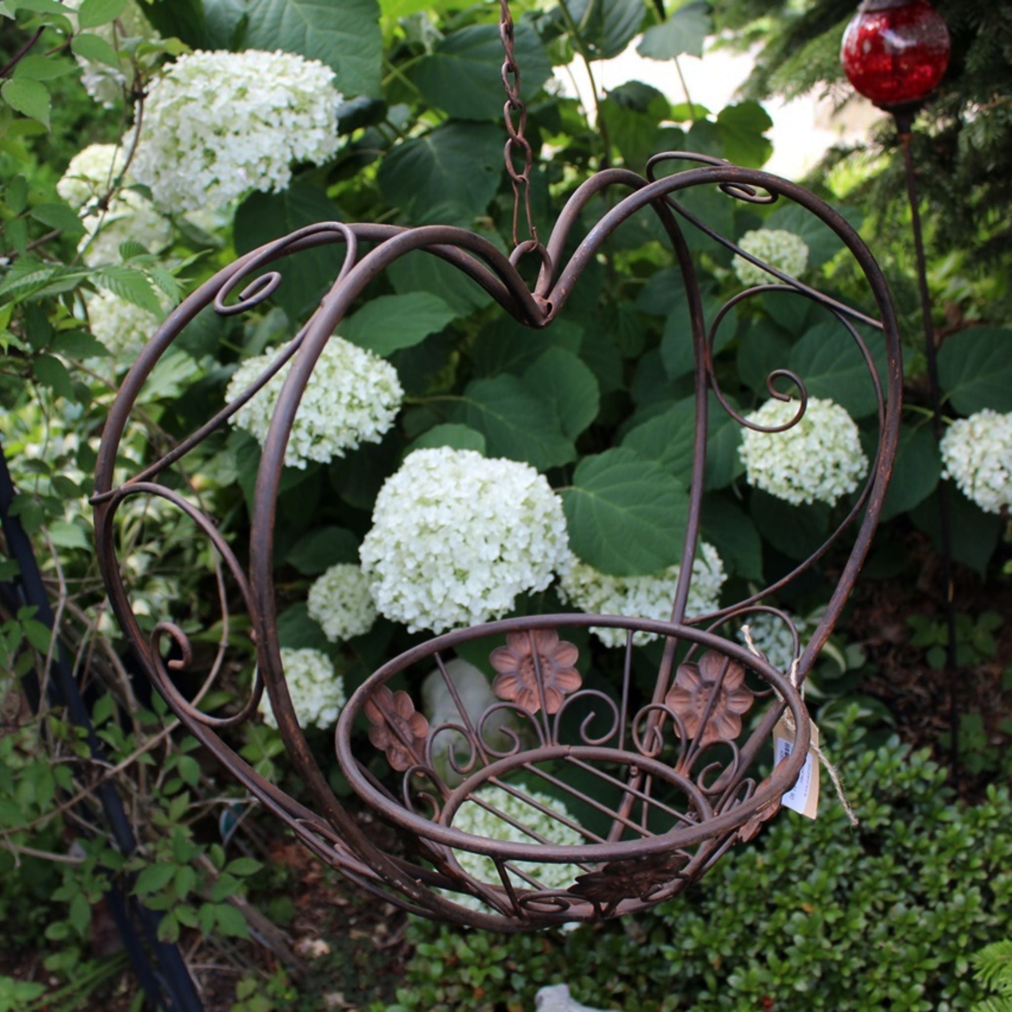 Blumenampel Herz