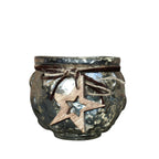 Windlicht Glas Sterne 12cm