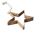 Christbaumschmuck Rost Stern D10cm