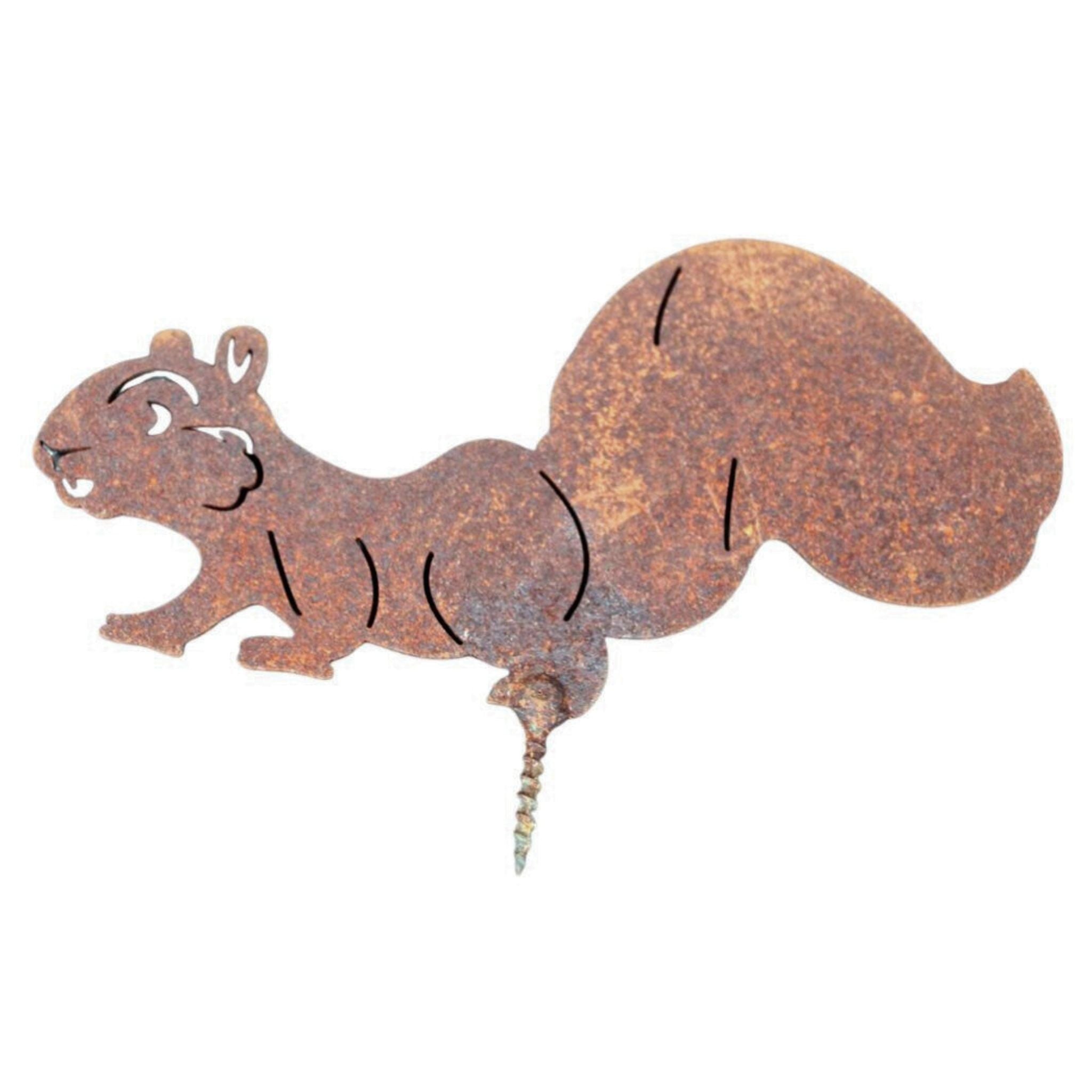 Gartenstecker Eichhörnchen laufend