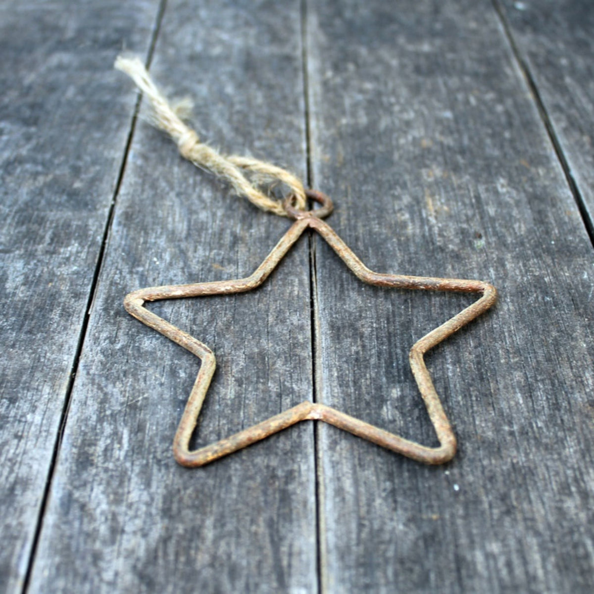 Roststern zum Aufhängen Weihnachtsdeko 10 cm
