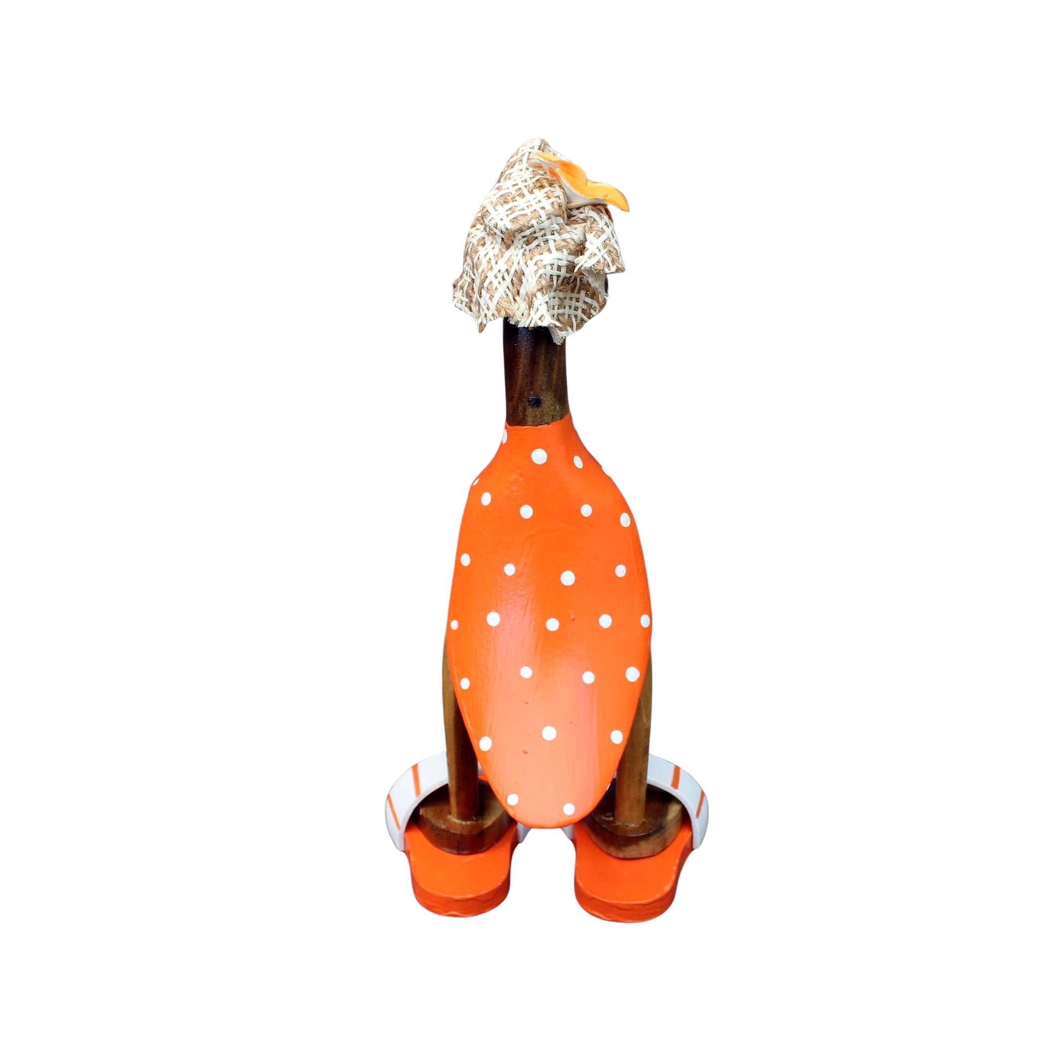 Dekofigur Ente Sommer-Look Landhaus-Stil 25cm