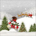 20 Servietten Weihnachtsschlitten