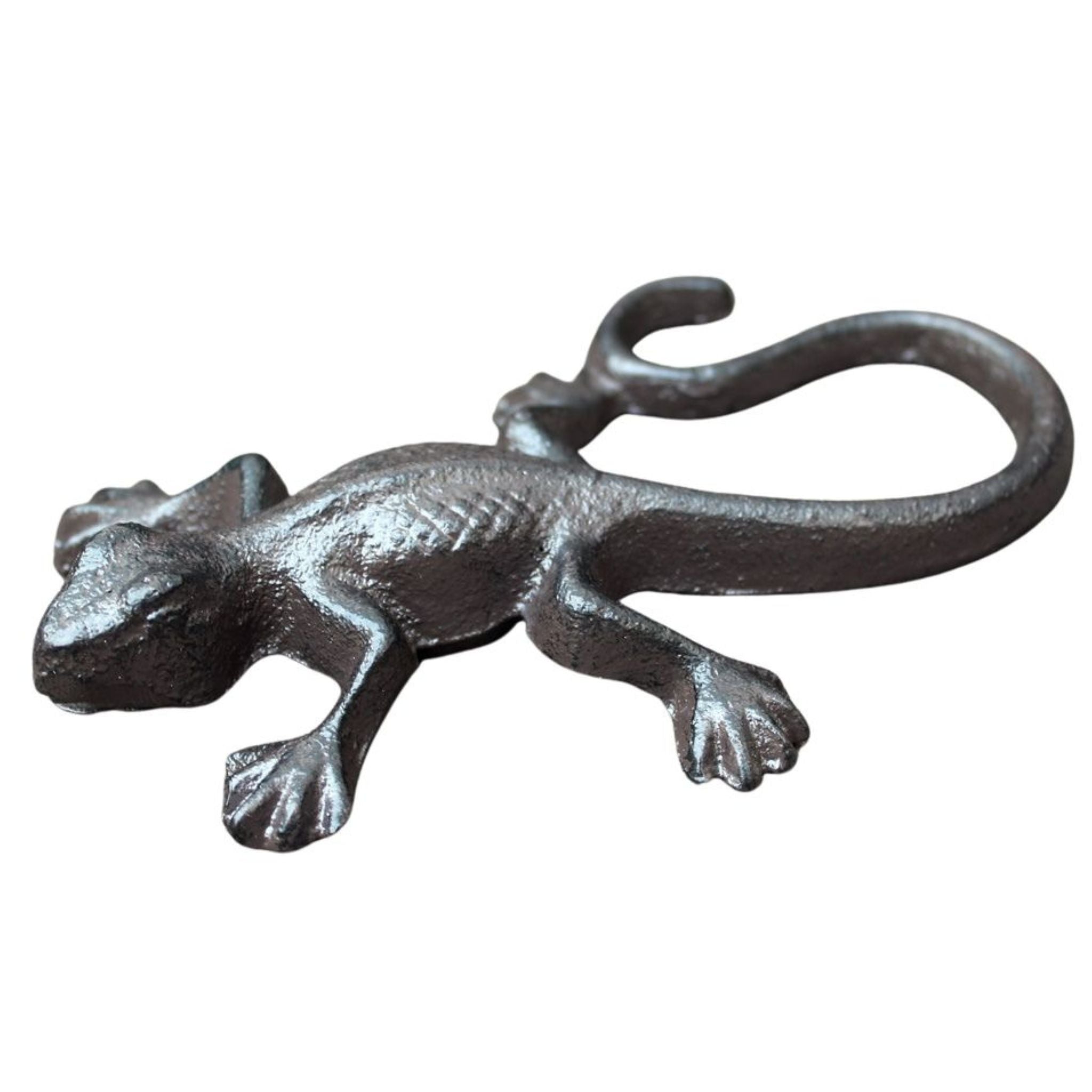 Gusseisen Gartenfigur Eidechse