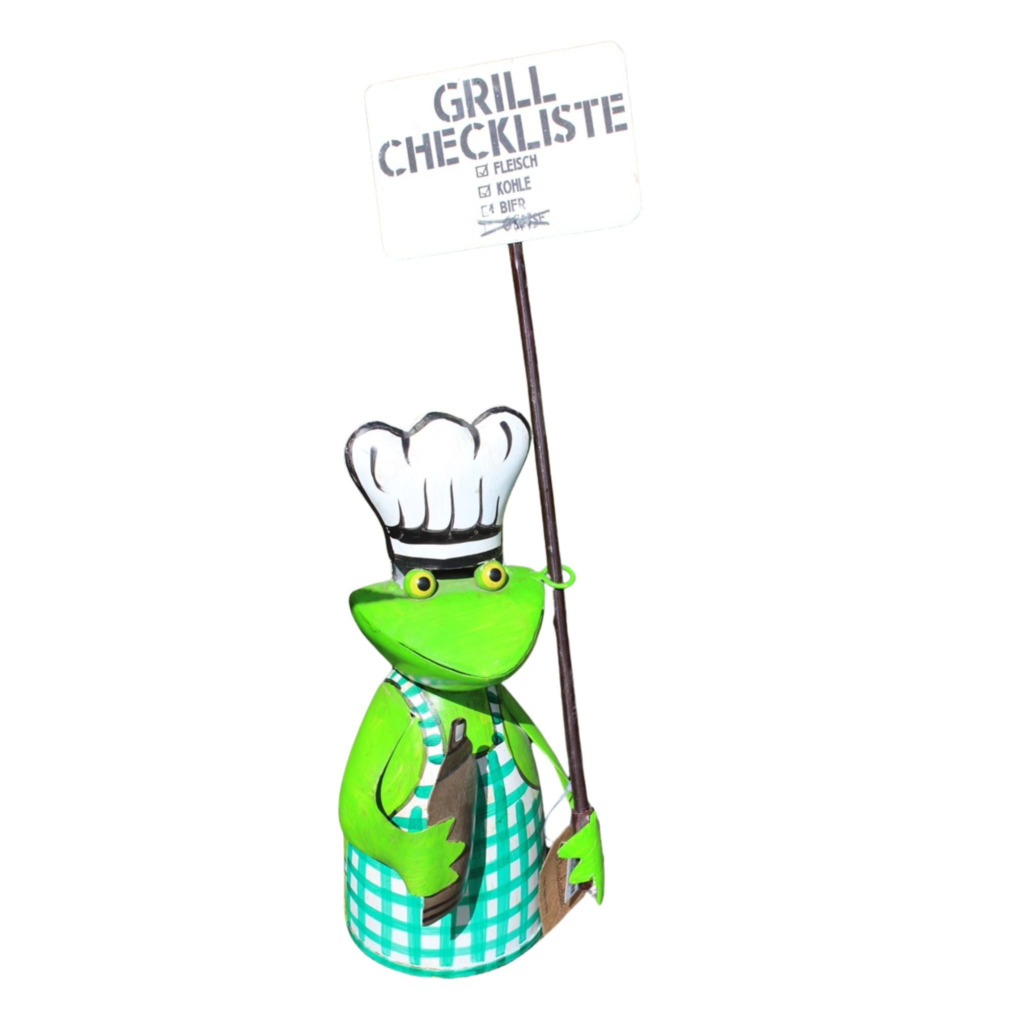 Zaunhocker Frosch Grill Checkliste