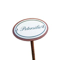 Kräuternamenschild Emaille Kräuterstecker Pflanzenstecker Auswahl treffen