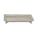 Shabby Serviertablett groß Vintage Untersetzer L41cm