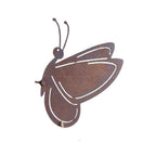 Gartenfigur Schmetterling Edelrost