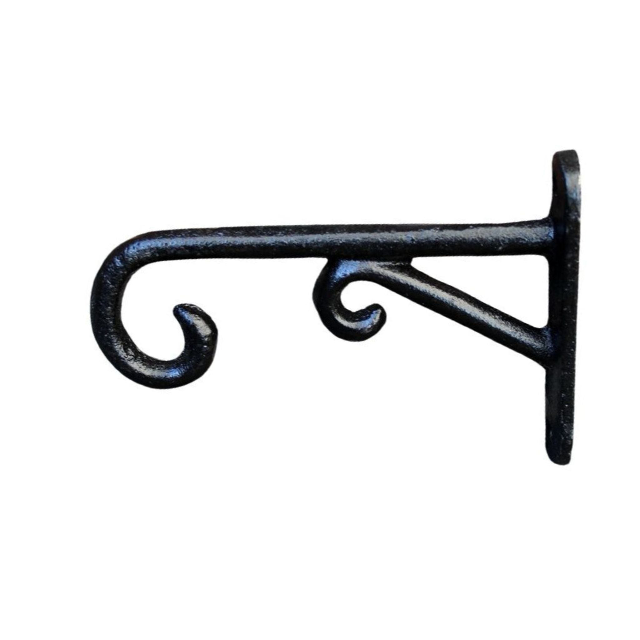 Wandhaken Laternenhaken L12cm Schwarz