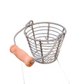 Mini Drahtkorb Rustikal mit Holzgriff Landhausstil H7 cm