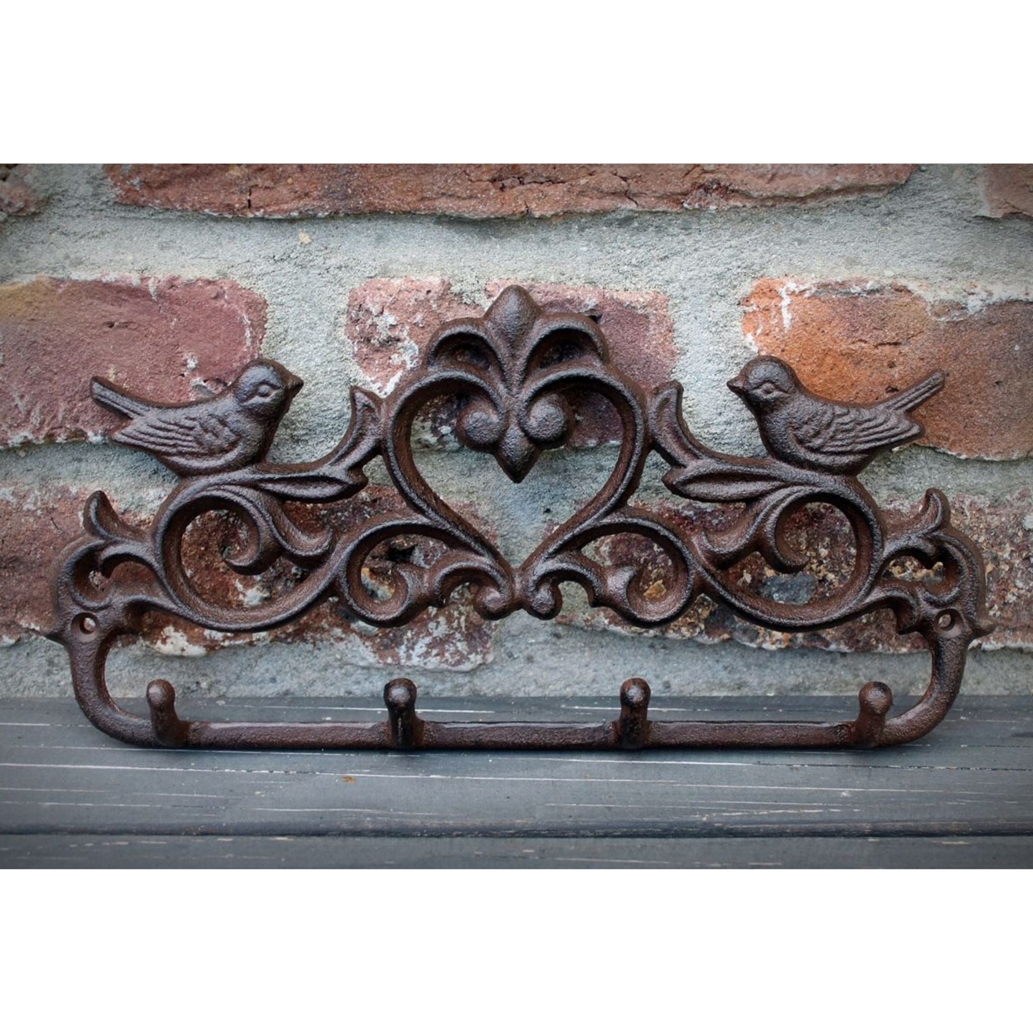 Wandhaken Garderobe Vogel frz Lilie