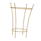 Staudenhalter Metall rost 60×77 cm – Pflanzstütze dekorativ