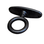 Ringöse Deckenring Gusseisen schwarz